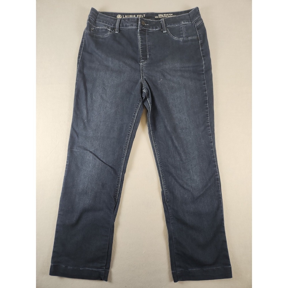 Laurie Felt Women's Regular Silky Denim Bootcut Jeans -blue Size 12